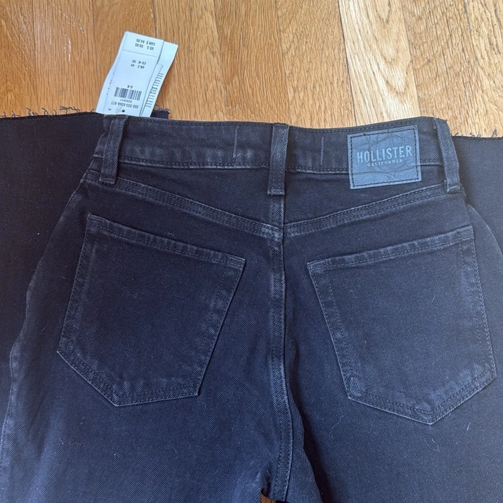 NWT Hollister Ultra High-Rise 90s Vintage Straight Stretch Jeans Sz 0